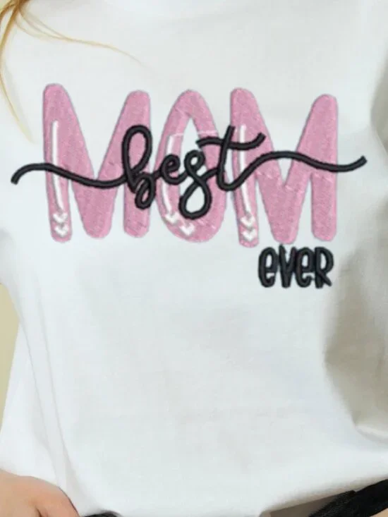 Best Mom Ever Shirt, Gift for Mother Day, The Best Mom T-shirt - Picture 2 of 3